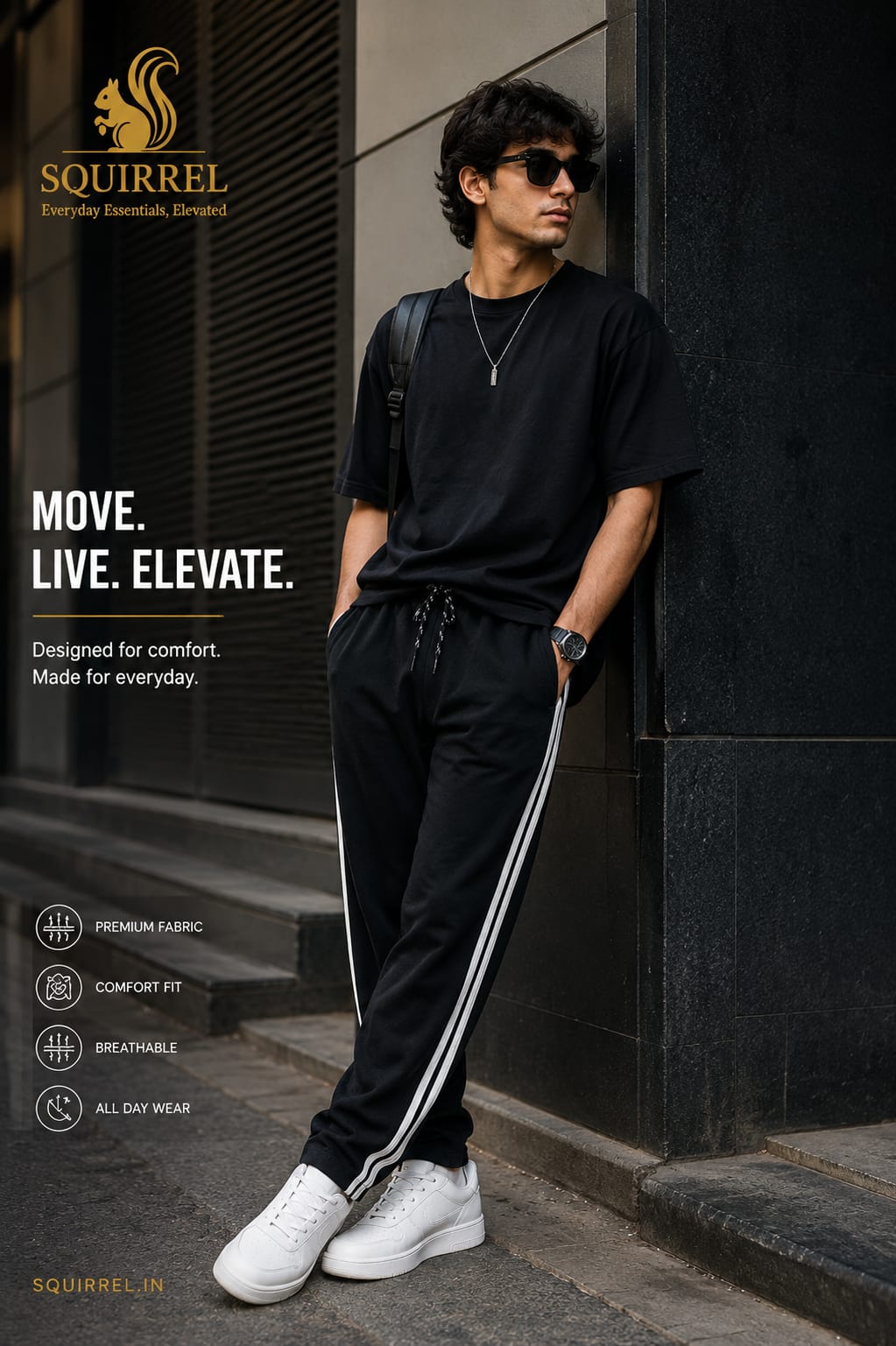 Heritage Cotton Track Pant For Men And Kids