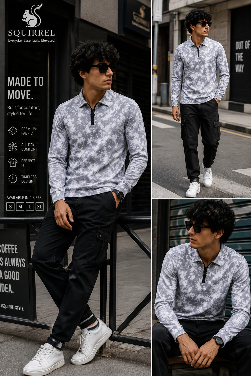 Classic Everyday  Grey Colour T-Shirt