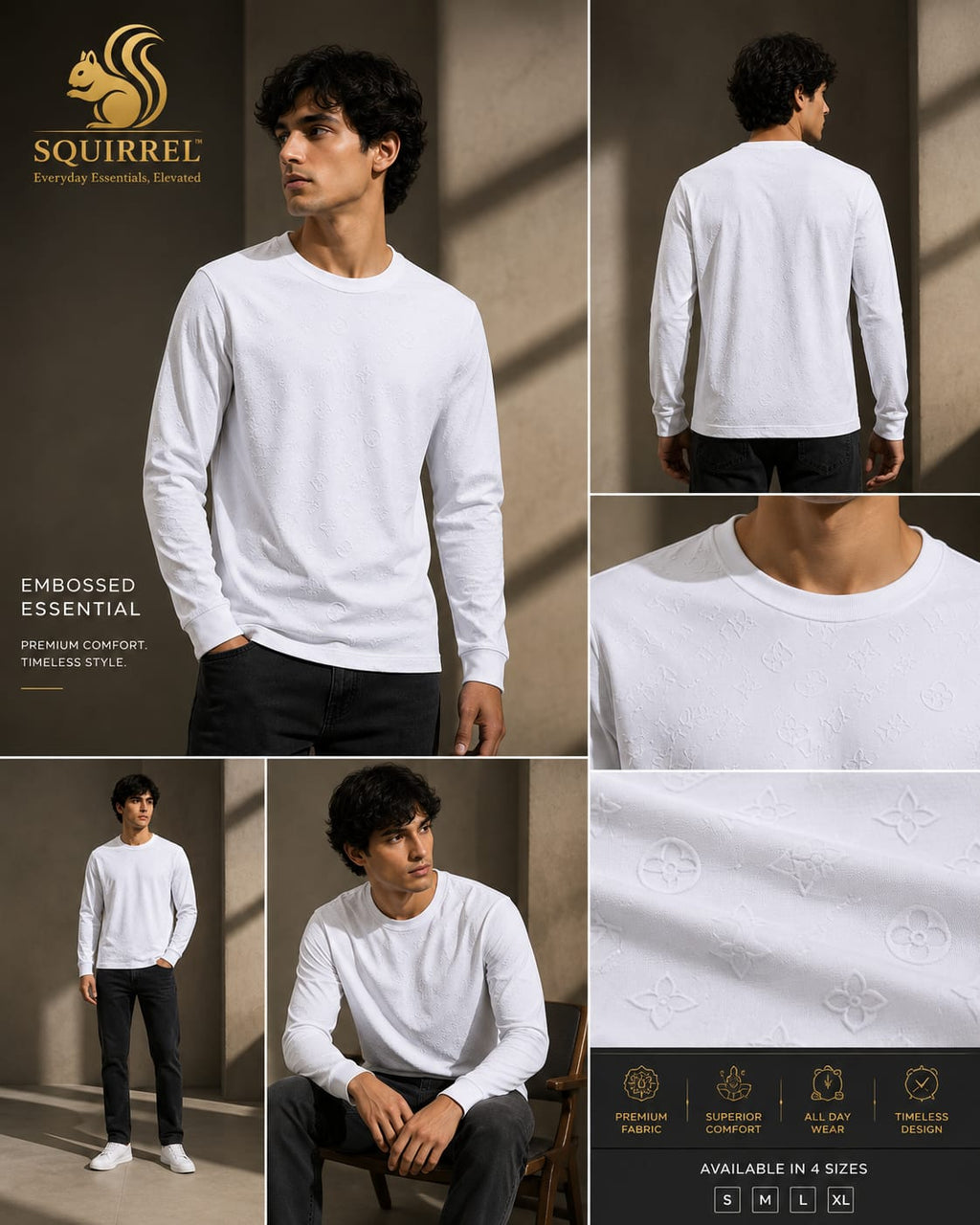 Premium Essential  White T-Shirt