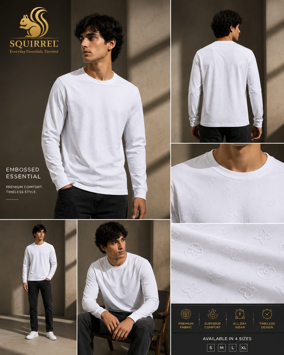Premium Essential  White T-Shirt