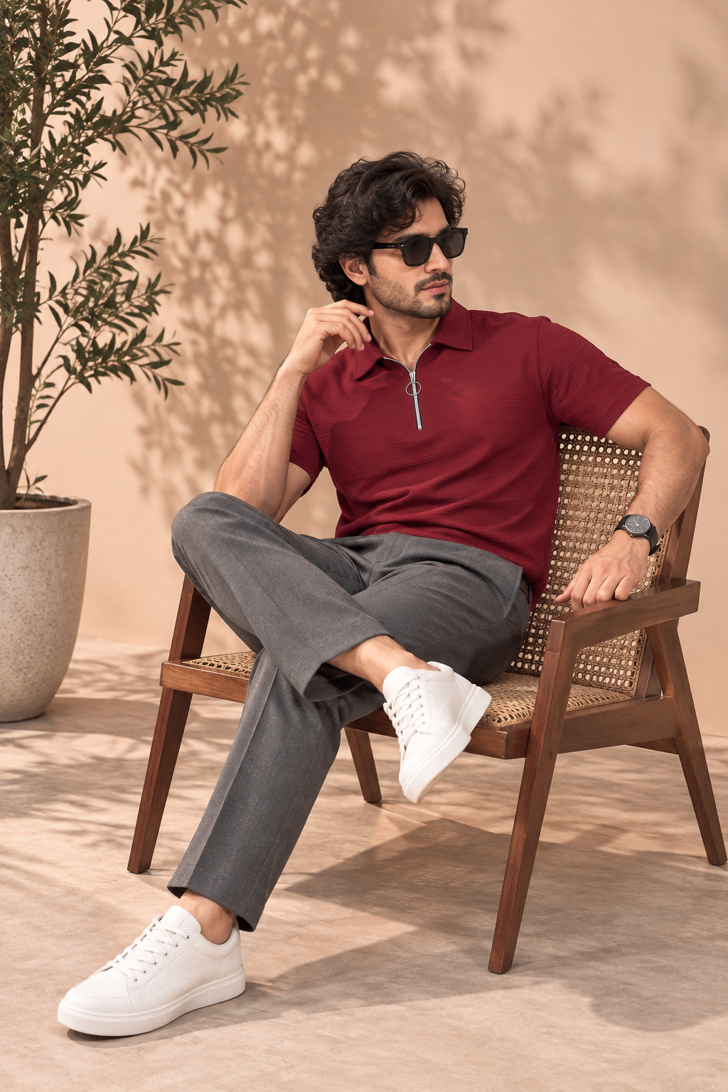 Everyday Core Red Colour Tee For Men And Kids