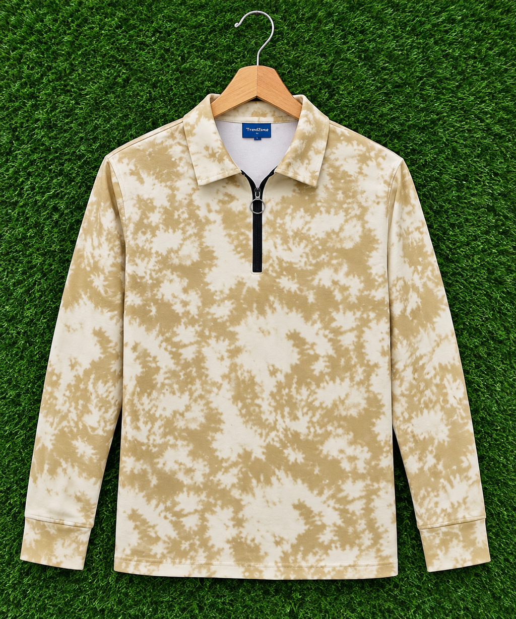 SQUIRREL Daily Wear Beige T-Shirt For Men And Kids