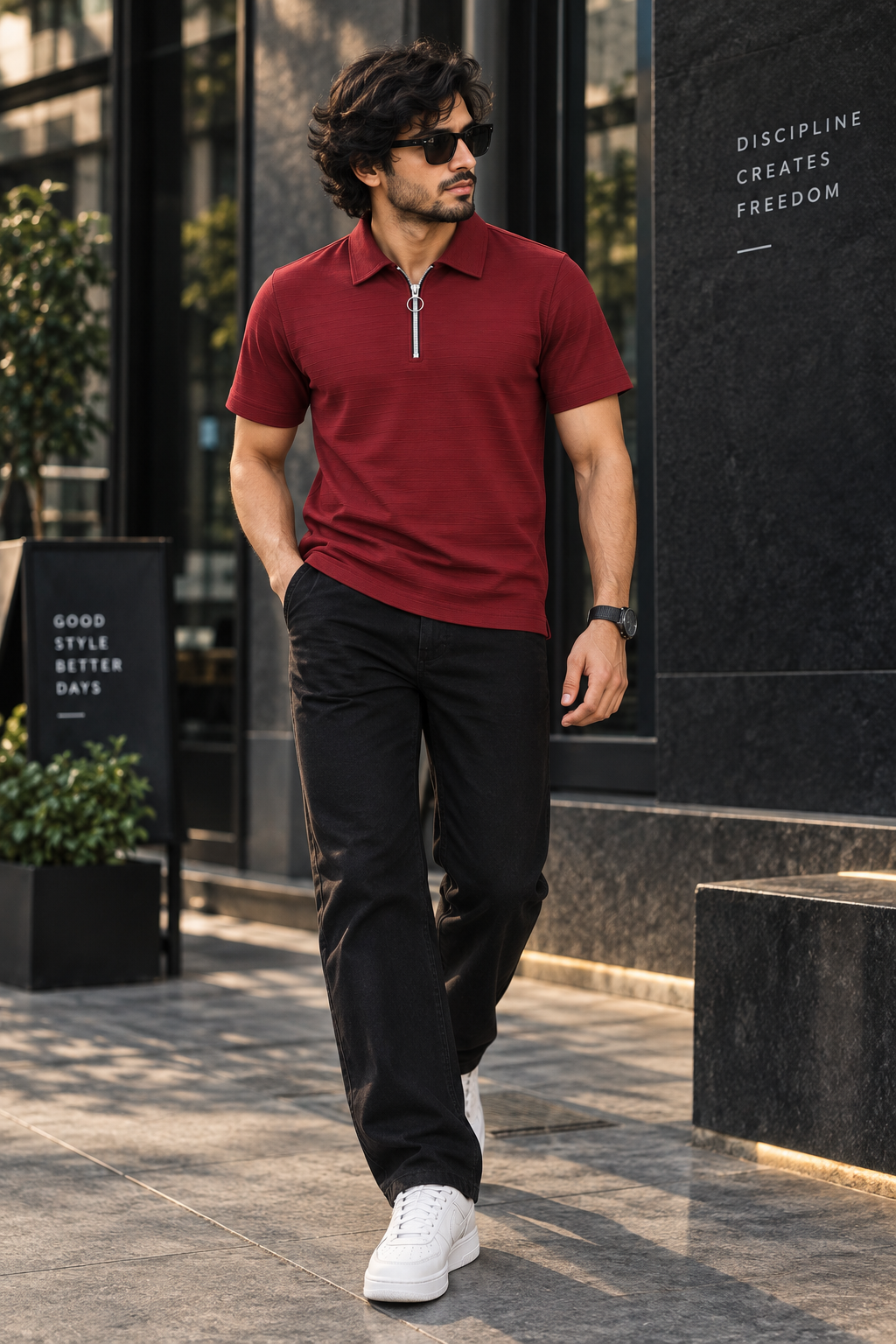 Everyday Core Red Colour Tee For Men And Kids