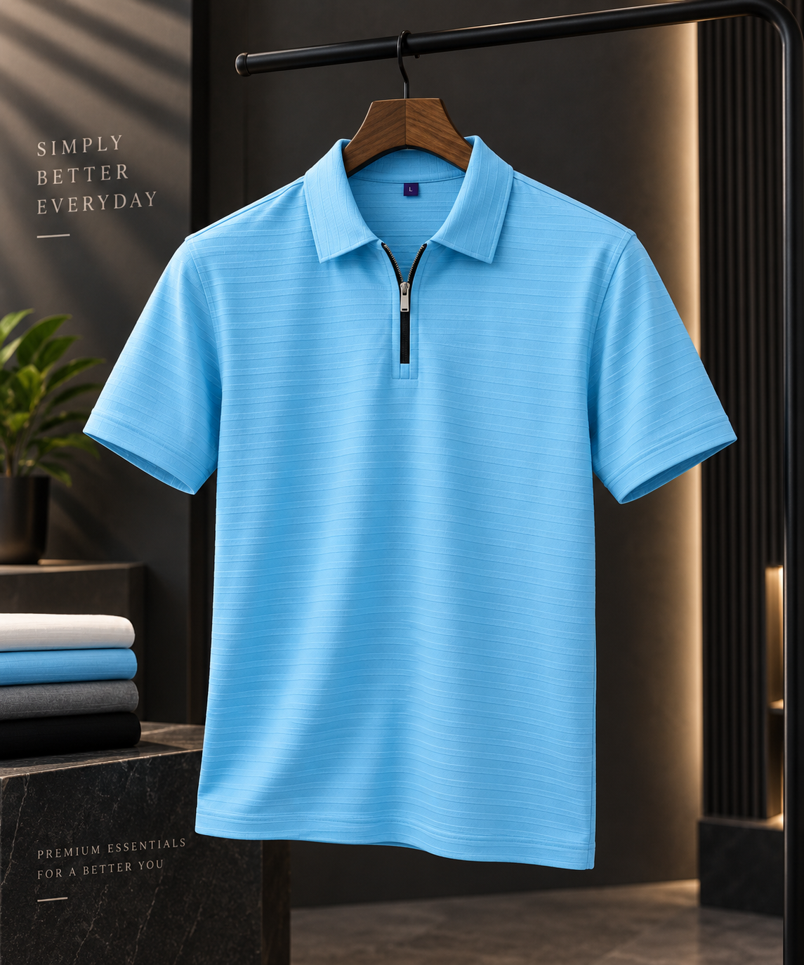 Prime Essential Blue T-Shirt For Men And Kids