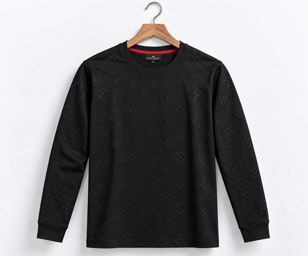 Premium  Iconic Essential Black Tee For Men And Kids