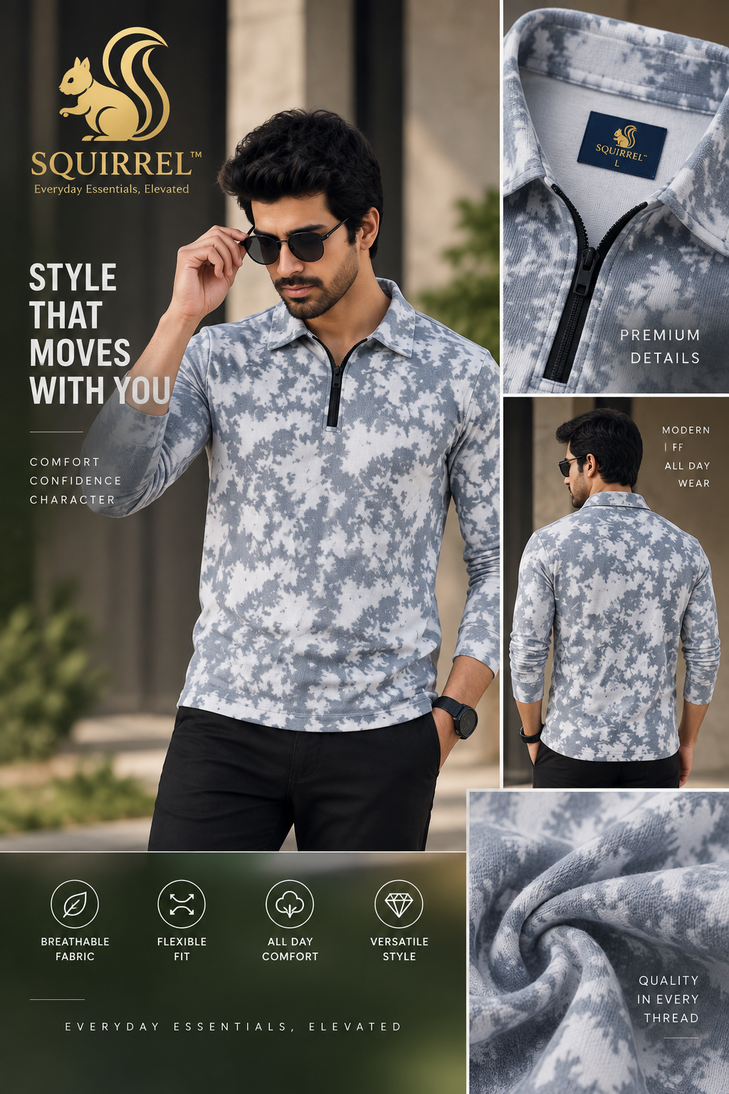 Classic Everyday  Grey Colour T-Shirt