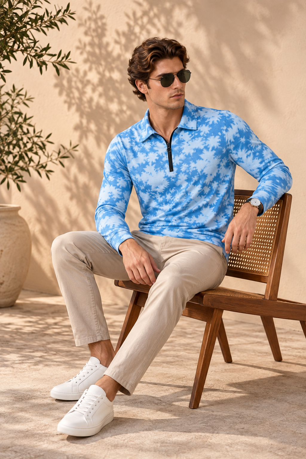 Essential Drop Blue T-Shirt For Men And Kids