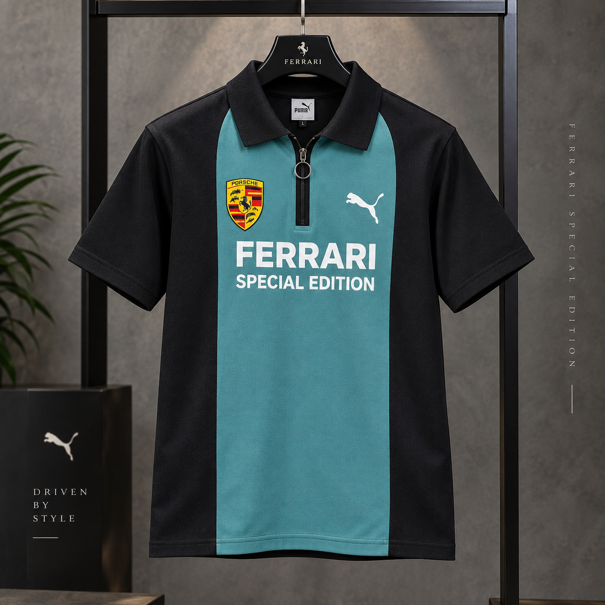 Royal Core Ferrari Designed  Tee For Men And Kids