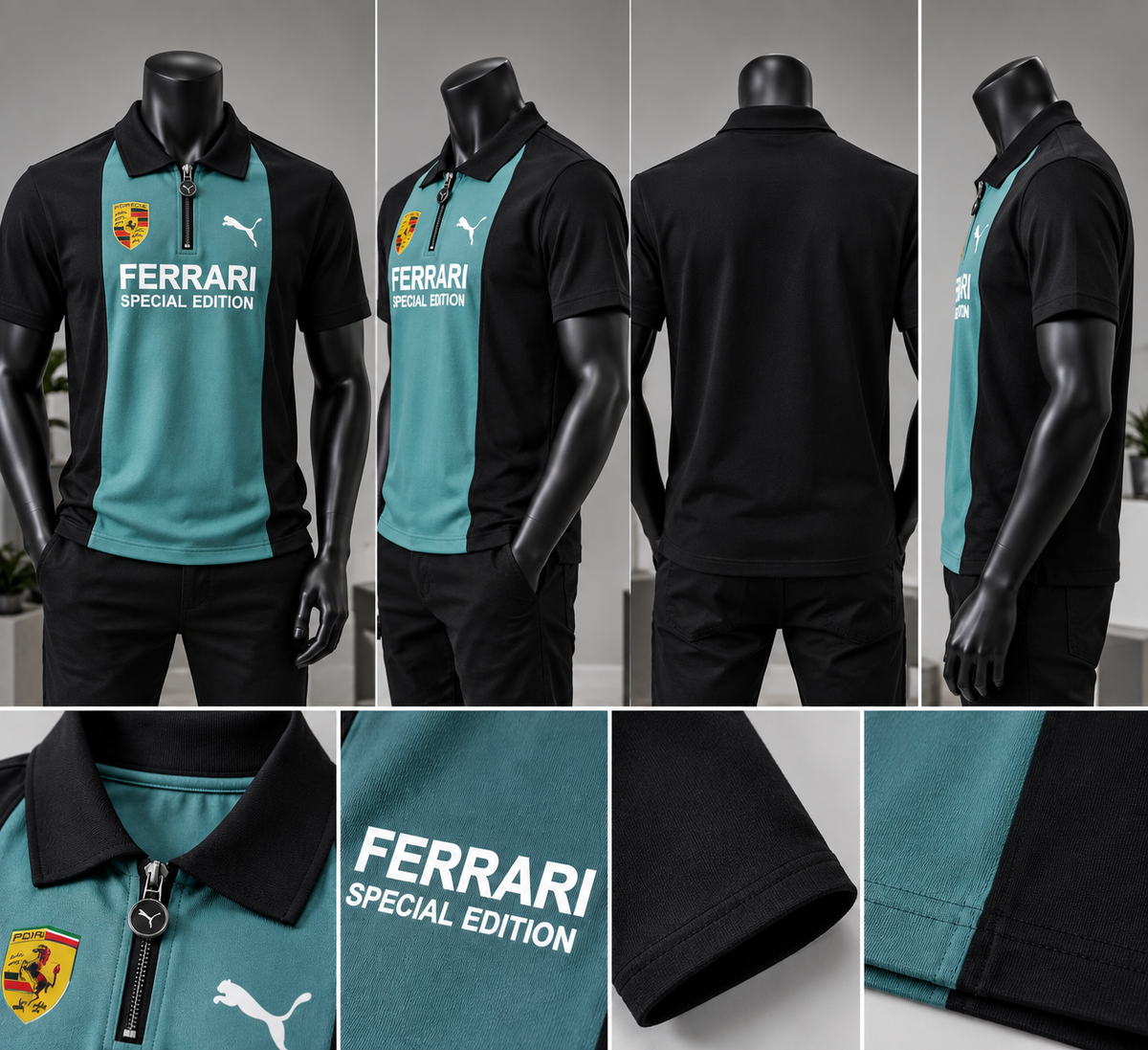 Royal Core Ferrari Designed  Tee For Men And Kids