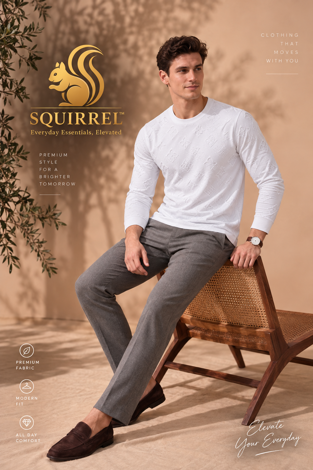 Premium Essential  White T-Shirt