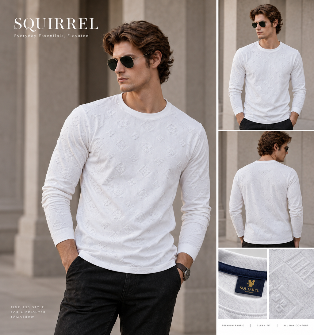 Premium Essential  White T-Shirt
