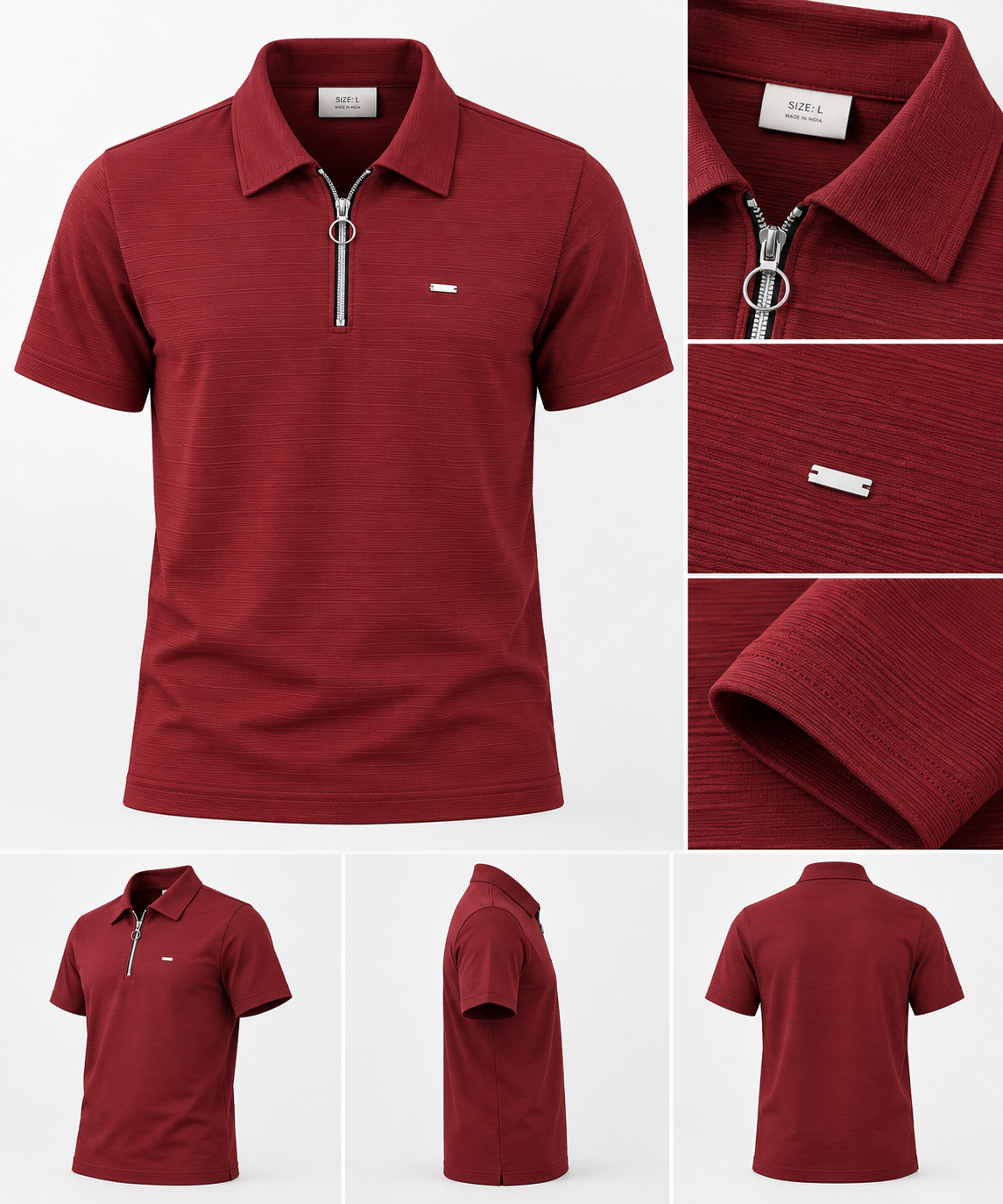 Everyday Core Red Colour Tee For Men And Kids
