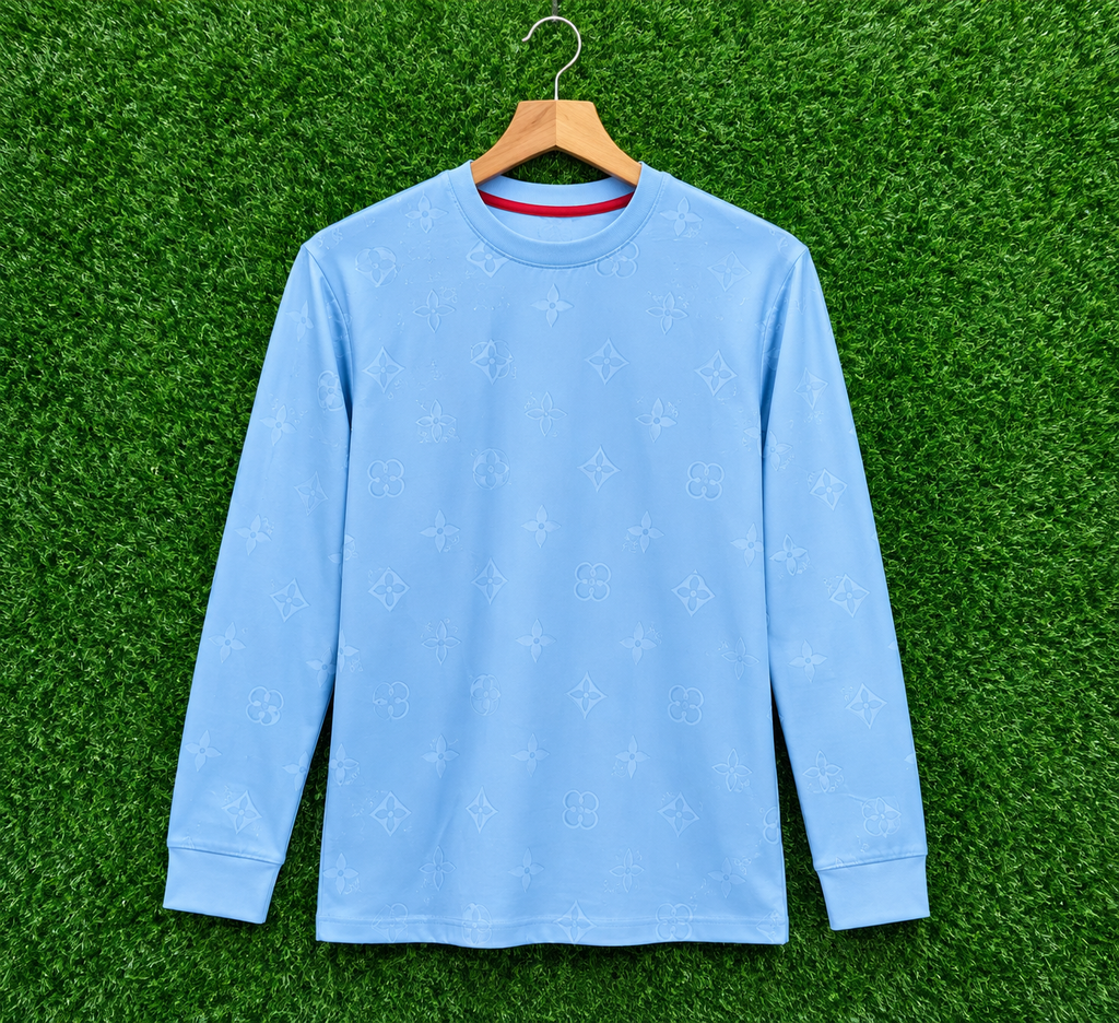 Daily Luxe Light Blue T-Shirt For Men And Kids